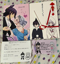 From left to right artist credits: Pixiv user 1918217 / Tsukayanodon, Yumitokoh, Pixiv user 3413688