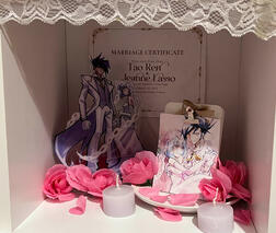 RenMei wedding section Art on right by Ravi617, left is by Mazenta1005